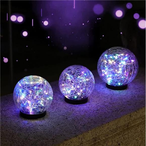 Solar Globes Lights Outdoor Garden Decor, (Medium 1 Pack) - Picture 1 of 6